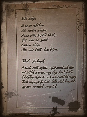 Első két pársoros...